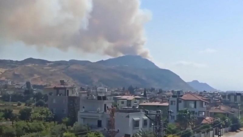 Hatay'da makilik alanda çıkan yangın söndürüldü