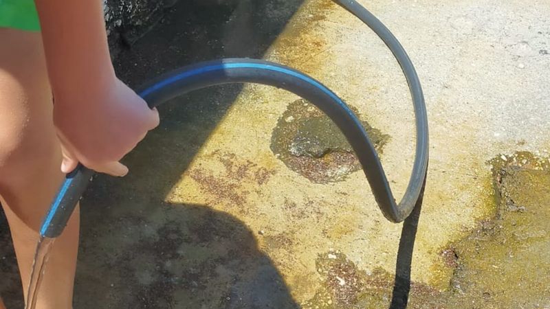 Marmaris'te vatandaşların hortum eziyeti