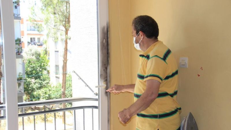 Aydın'da evine giren hırsızdan para istedi