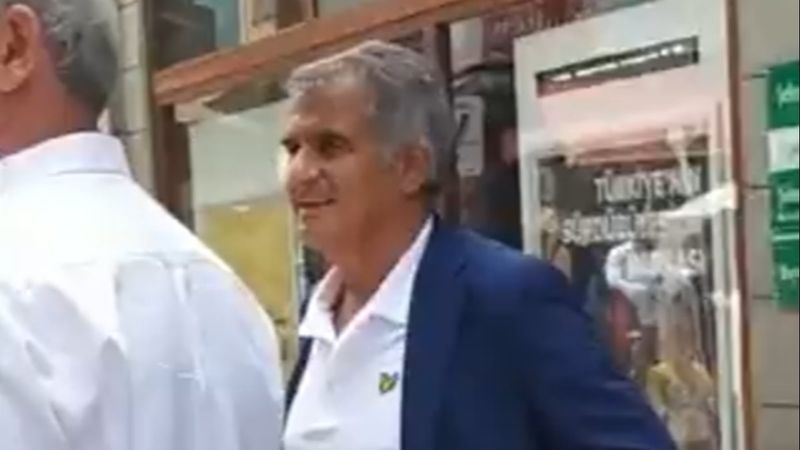 Şenol Güneş'in sokaktaki tartışmaya tepkisi