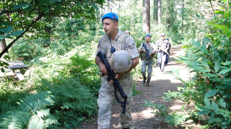İstanbul'da jandarmadan ormanlık alanlarda yangın denetimi