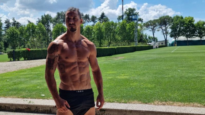 Zlatan'ın fit görüntüsü dikkat çekti