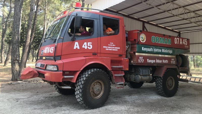 Antalya orman teşkilatı yangınlara karşı teyakkuzda
