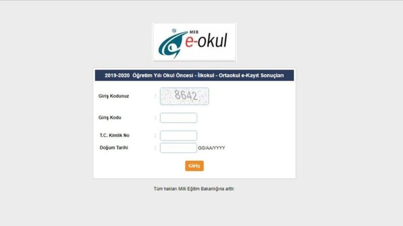 e-Okul şifresi nasıl alınır? e-Okul şifre alma ekranı...