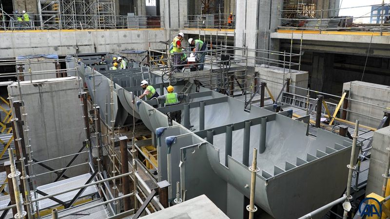 Akkuyu NGS'nin 1. ünitesinde türbin ekipmanlarının montajı başladı