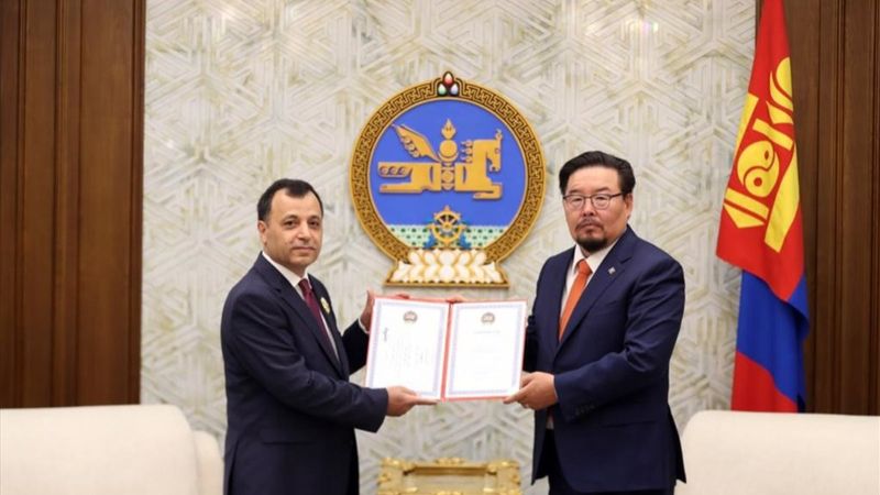 Anayasa Mahkemesi Başkanı'na Moğolistan'da devlet nişanı verildi