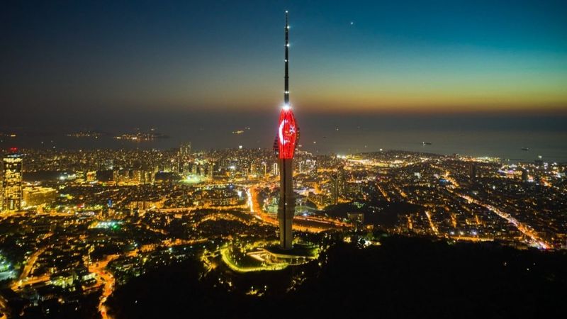 Çamlıca Kulesi'ne yoğun ilgi: 788 binden fazla kişi ziyaret etti