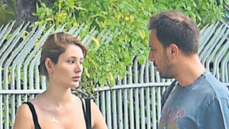 Kaan Taşaner sevgilisi Seray Dura'nın gönlünü aldı