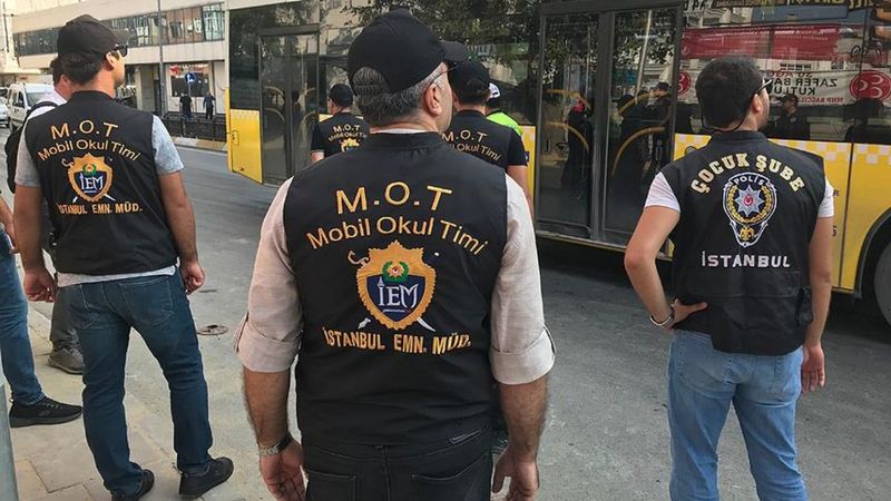 İstanbul'da okul çevrelerinde güvenlik denetimi