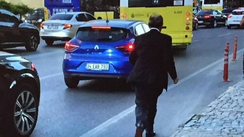Galatasaray Başkanı Dursun Özbek'in trafikle imtihanı