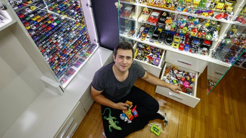 Zabıta memuru, oyuncak tutkusuyla 5 bin parçalık koleksiyon yaptı