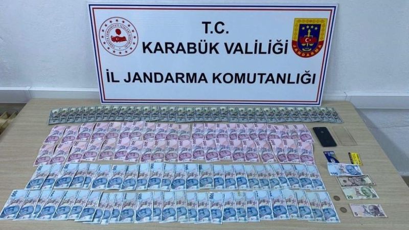 Karabük'te sahte jandarma yakalanarak gözaltına alındı
