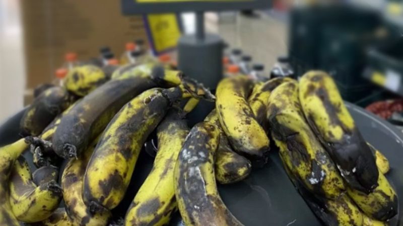 Çürük muzu 'yerli' etiketiyle sattılar