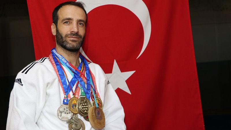 Duyma yetisini kaybeden judocu Erkan Esenboğa, olimpiyatlara hazırlanıyor