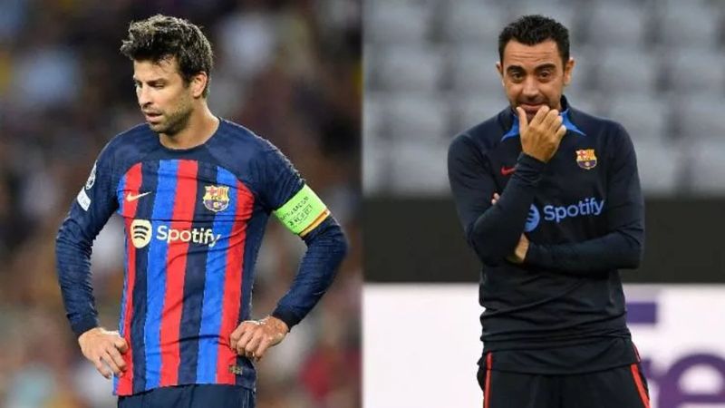 Barcelona'da Xavi ile Pique arasında gerilim