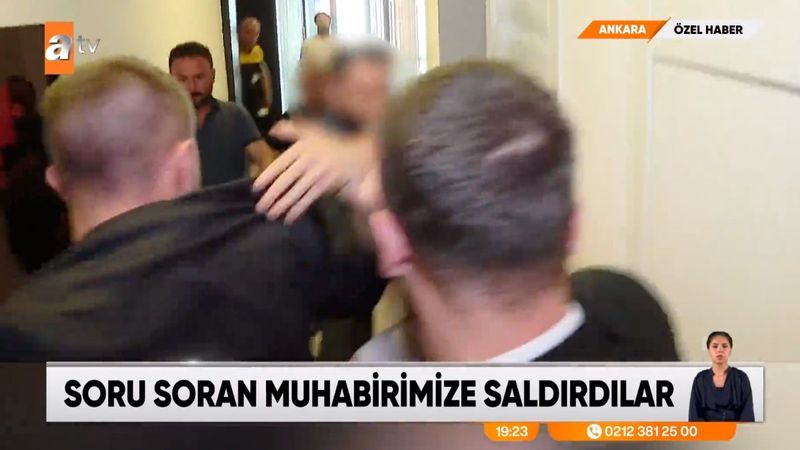 Habere giden ATV ekibi saldırıya uğradı
