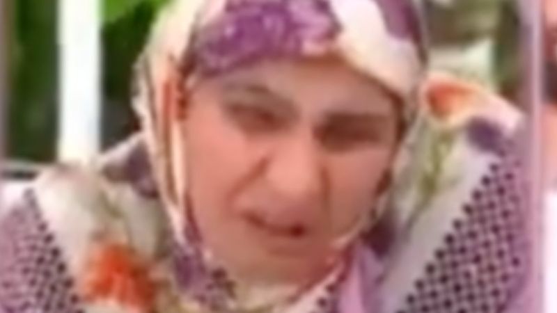 Canlı yayında kayınvalidesini taklit etti
