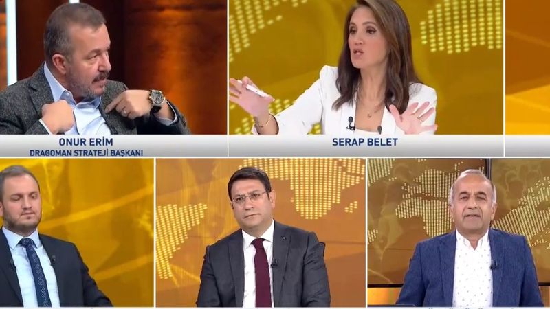 Habertürk'te canlı yayın kavgası