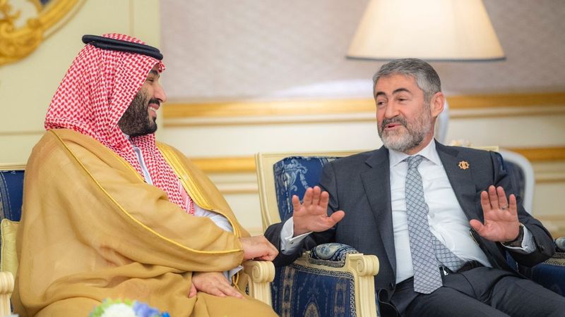 Nureddin Nebati, Veliaht Prens Selman ile görüştü