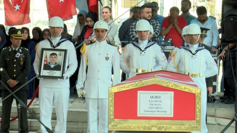 Kocaeli şehidini uğurladı