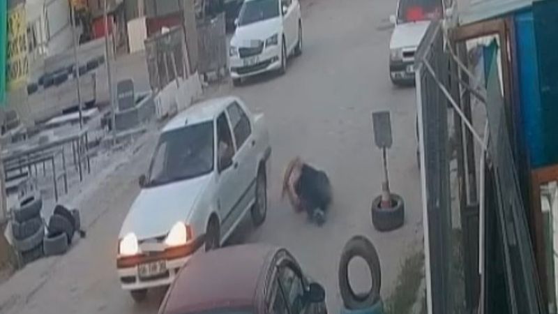 Ankara'da geri manevra yapan dikkatsiz sürücü adamın kolunu kırdı