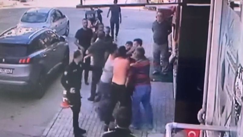 Kocaeli'deki sinyal verme kavgası kamerada