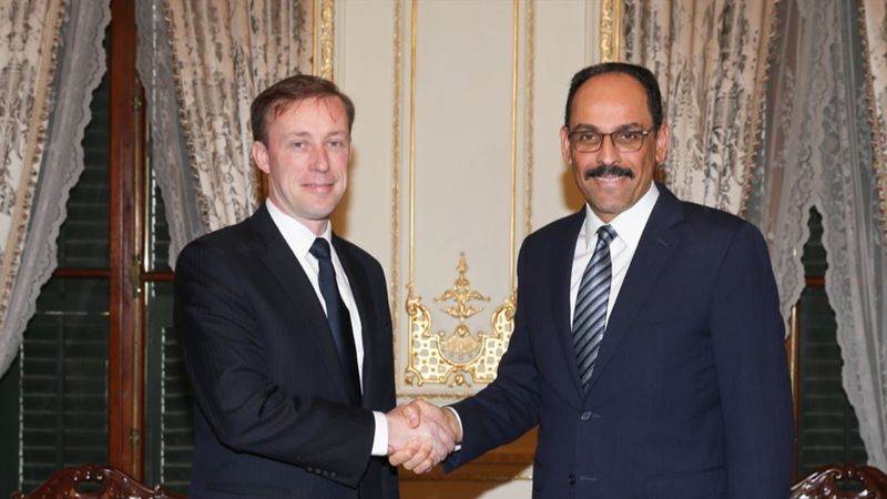 İbrahim Kalın, ABD Ulusal Güvenlik Danışmanı Sullivan ile görüştü