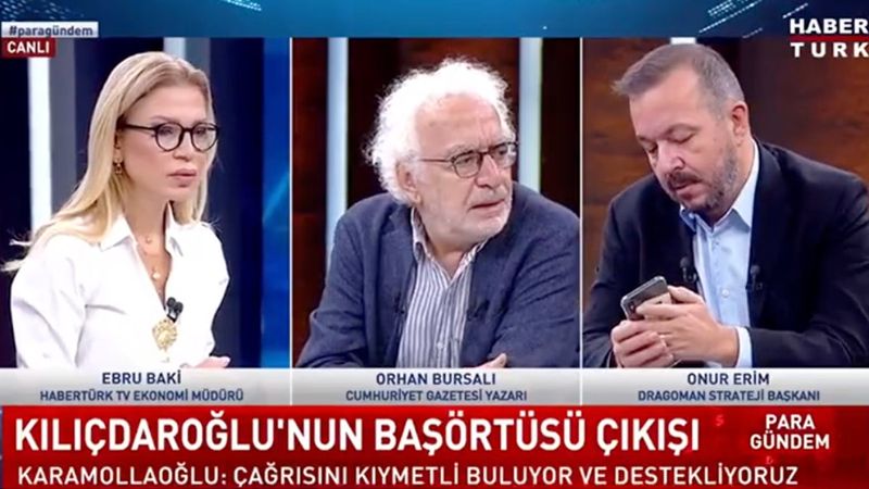 Kılıçdaroğlu'nun başörtüsüyle ilgili sözleri canlı yayında hatırlatıldı