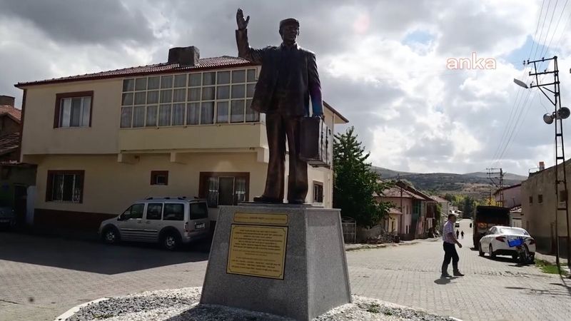 Yozgat'taki tek CHP'li belediyeden heykel hizmeti