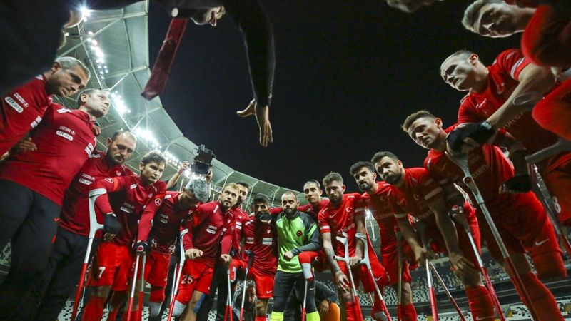 Ampute Futbol Milli Takımı, Özbekistan'ı yenerek finale yükseldi