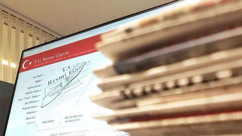 Resmi Gazete 8 Ekim 2022 Cumartesi Resmi Gazete bugünün kararları