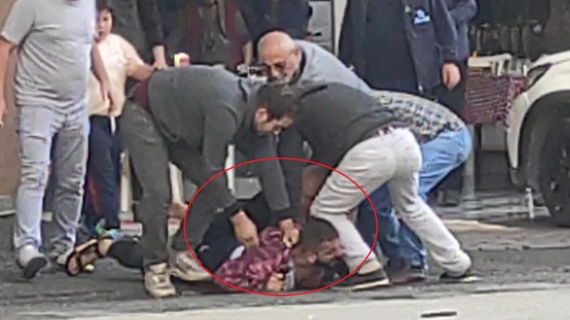 Bursa'da silahlı alacak verecek kavgası kamerada