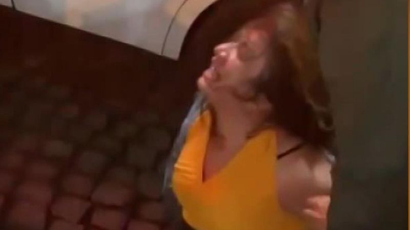 Kağıthane’de, polisin alkollü kadın sürücü ile imtihanı kamerada