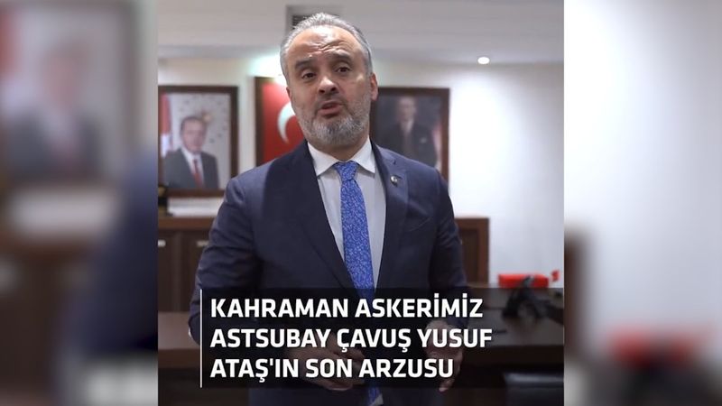 Bursa Büyükşehir Belediyesi, şehidimizin vasiyetini yerine getirdi