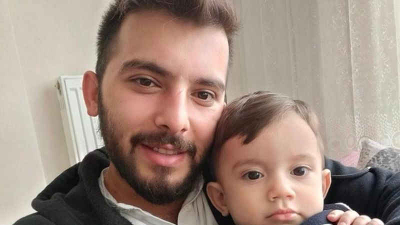 Bartın şehidinin patlamadan 2 saat önce çocuğu ile çektiği fotoğraf