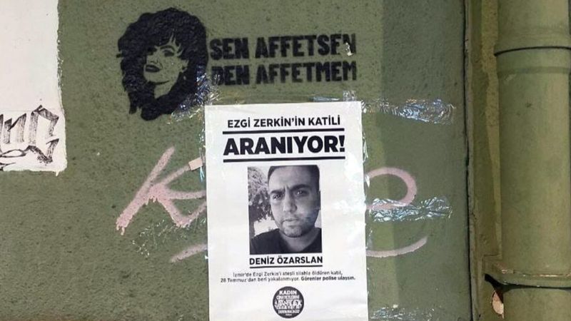 Ezgi'nin katilinin yakalanması için 17 şehrin caddelerine afişler yapıştırıldı