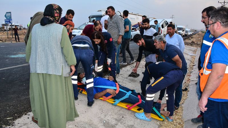 Mardin’de trafik kazası: 8 yaralı