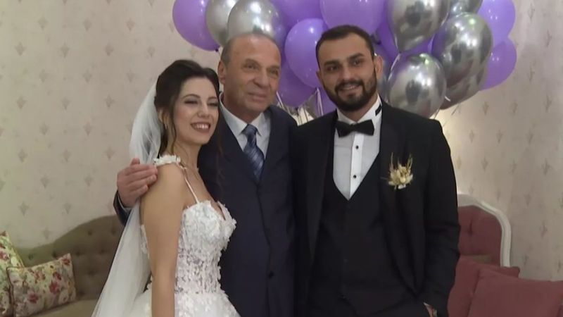 Ankara'da vatandaş, babasının hastalığında tanıştığı hemşireyle evlendi