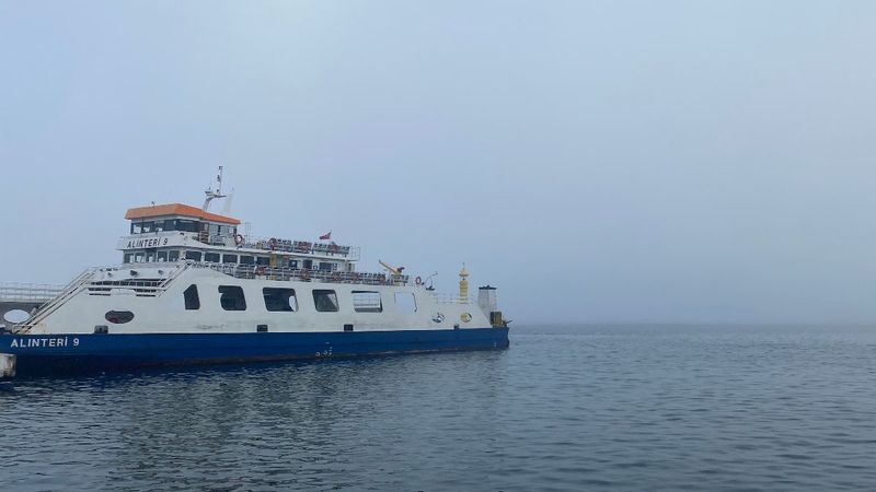 Çanakkale Boğazı yoğun sis nedeniyle kapatıldı