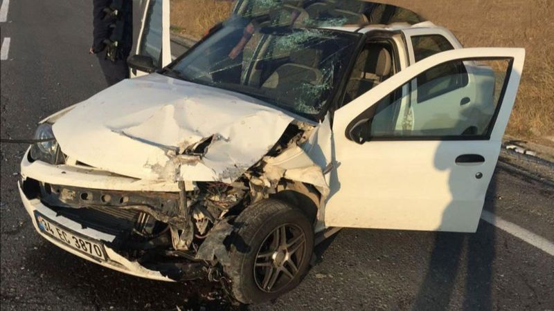 Tekirdağ'da anlık dikkatsizlik, kazaya neden oldu