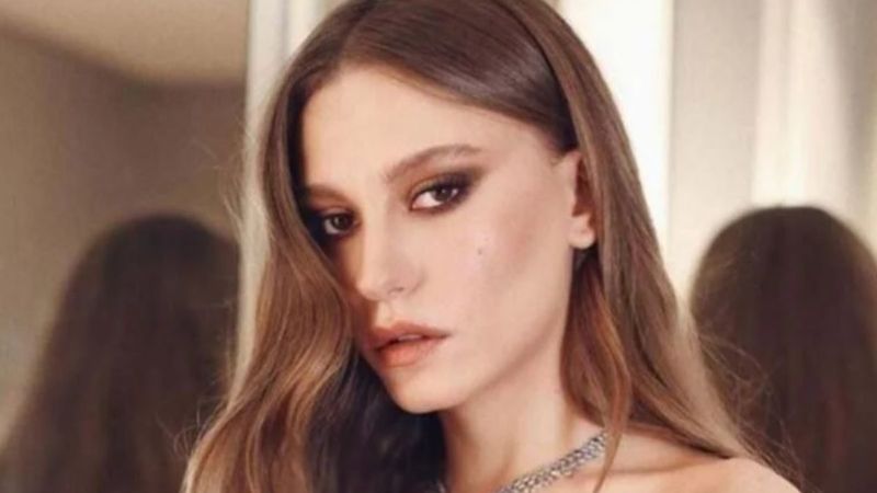 Serenay Sarıkaya yırtık kotuyla sosyal medyayı salladı! Ayna pozuyla büyüledi