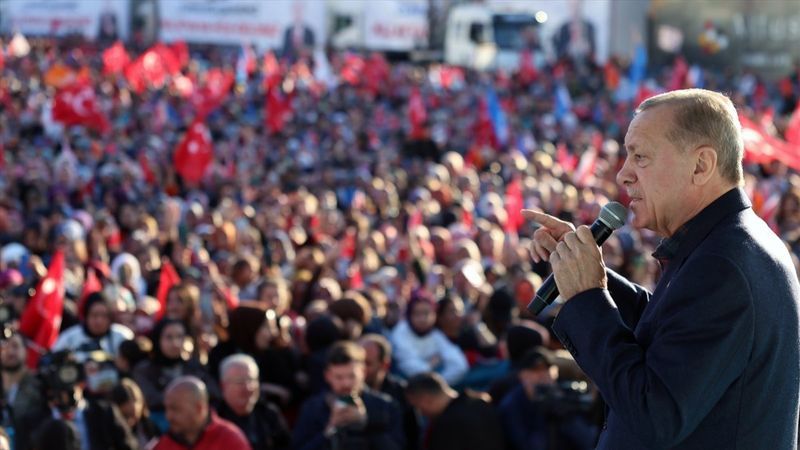 Cumhurbaşkanı Erdoğan'a Malatya'da coşkulu karşılama