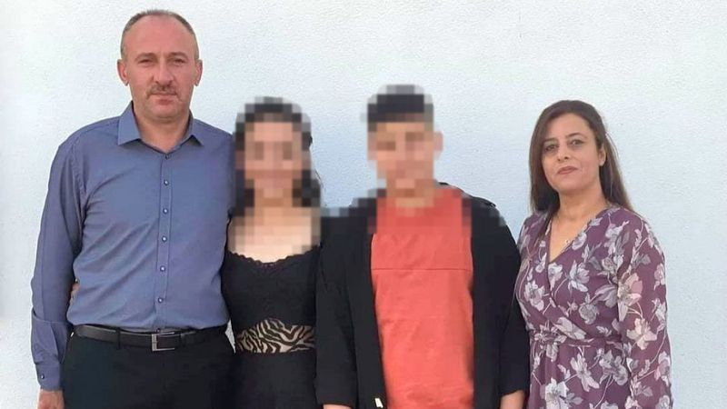 Ankara'da öldürülen baba ile kızı toprağa verildi