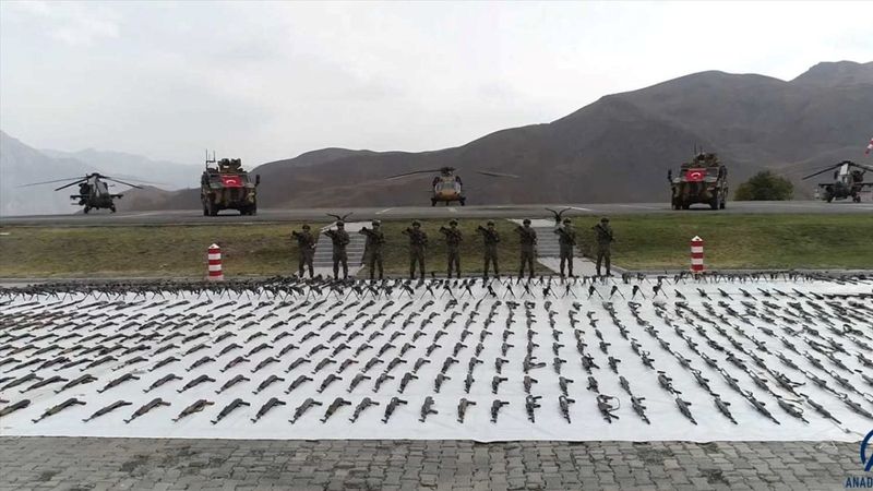 MSB: 6 ayda 1043 silah ele geçirildi