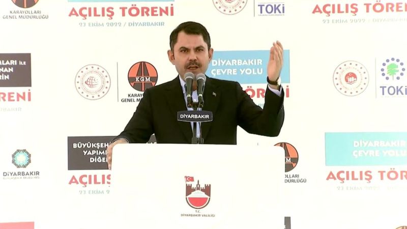 Murat Kurum'dan Diyarbakır'a 5.570 konut müjdesi