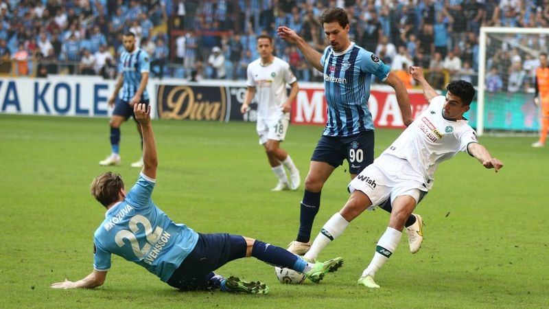 Adana Demirspor ile Konyaspor berabere kaldı