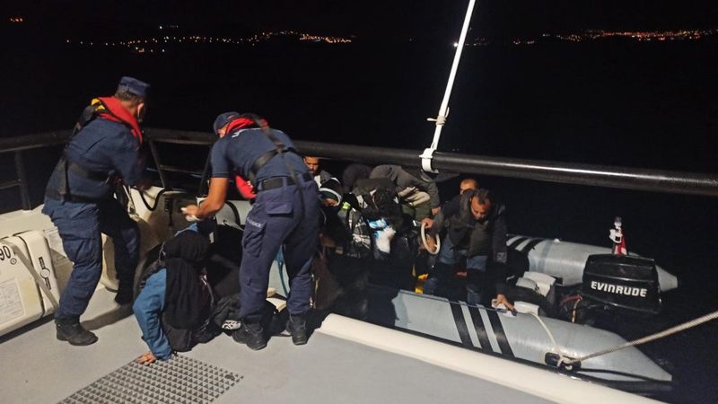 Muğla’da, 10 kaçak göçmen ile 1 organizatör yakalandı