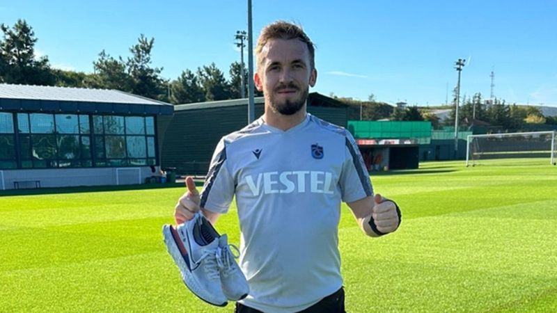 Trabzonspor'da Edin Visca, çalışmalara başladı