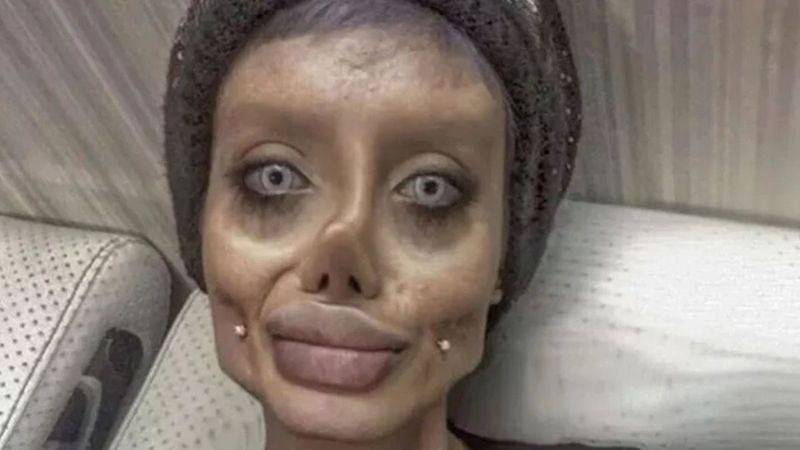 “Zombie Angelia Jolie” hapishaneden çıktı! Son görüntüsü korkuttu...