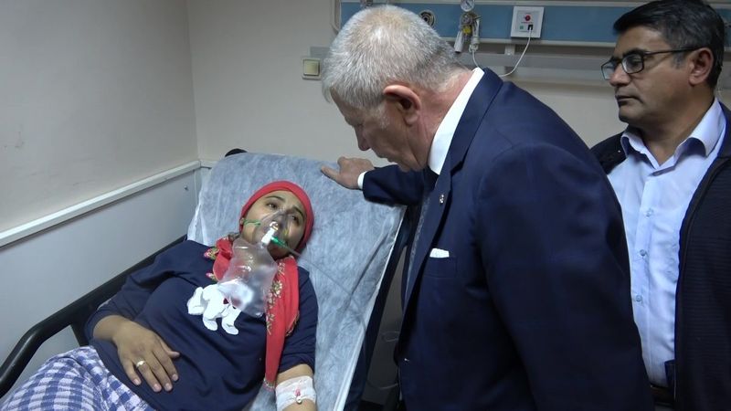 Amasya'da yangından kurtarılan kadın: Aklıma Amasra’daki madenciler geldi